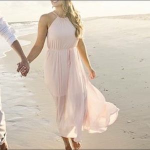 Beautiful Blush hi-lo Dress